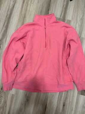 Aritzia Cozy Fleece Sweatfleece in Bright Pink